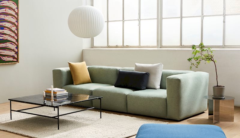 Mags sofa has many upholstery options which enables the sofa to find its  own personality - HAY