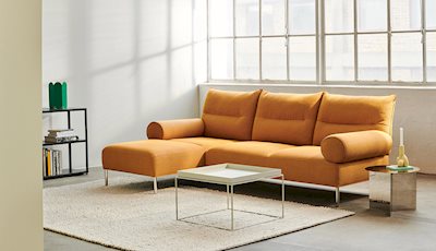Discover HAY's Pandarine - a unique sofa with bed-like qualities - HAY